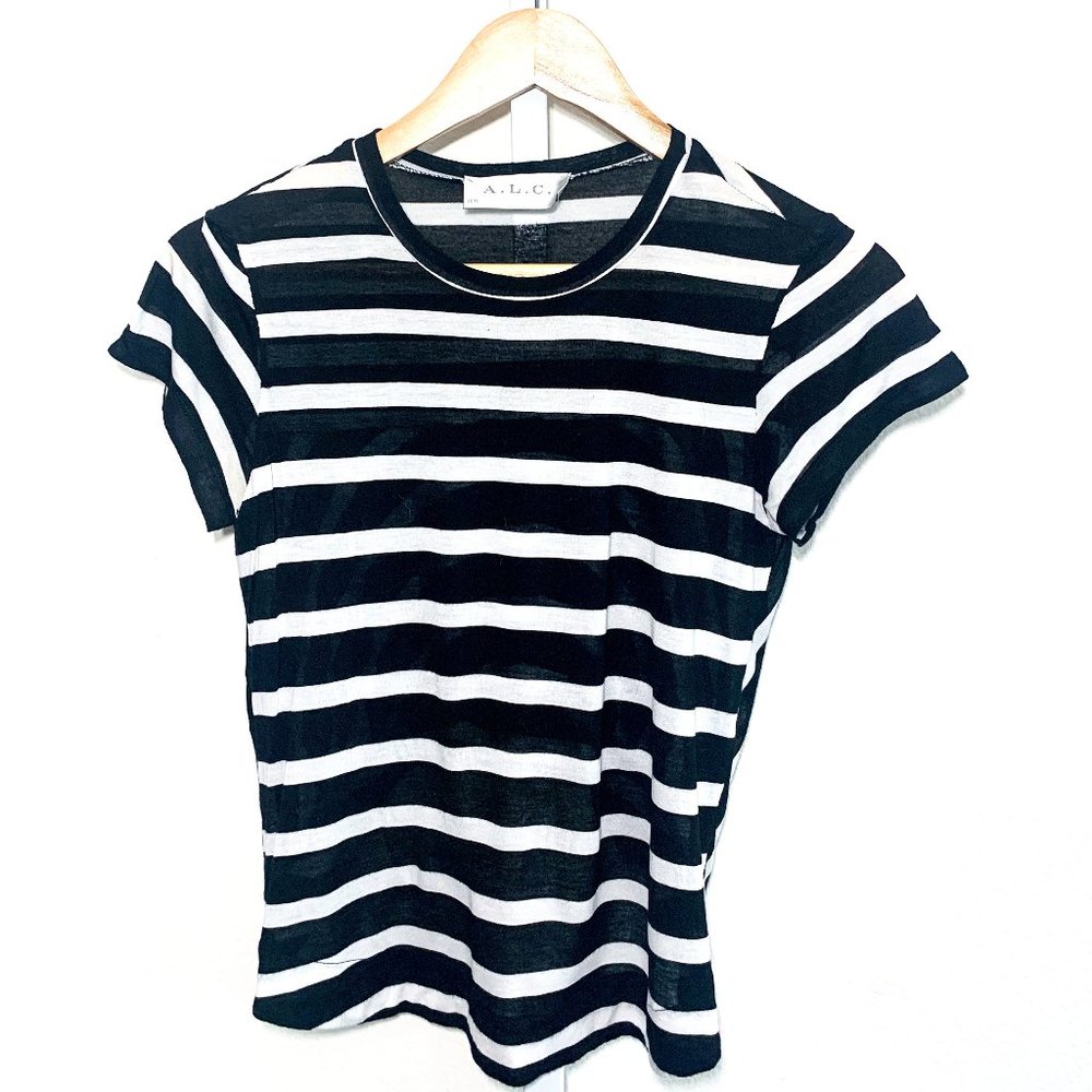 A.L.C. Striped Stewart Tee